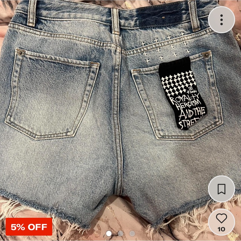 Ksubi Jean shorts